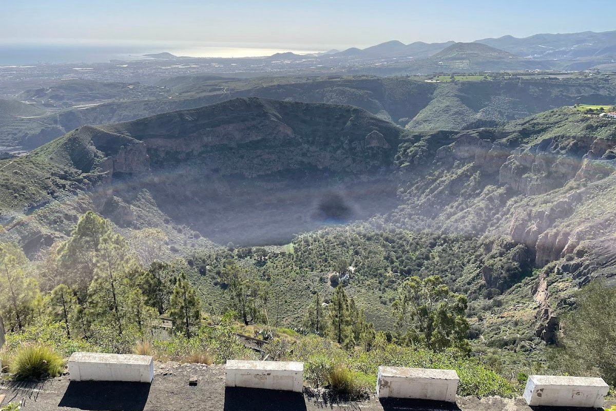 Caldera de Bandama crater floor view